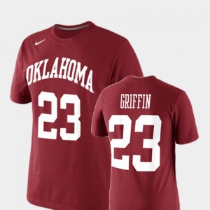 Men's Oklahoma Sooners #23 Blake Griffin Crimson Replica Future Stars T-Shirt 448111-630