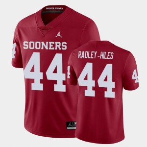 Men's Oklahoma Sooners #44 Brendan Radley-Hiles Crimson Team Limited Jersey 694944-976