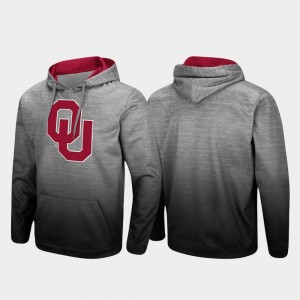 Men's Oklahoma Sooners Heathered Gray Pullover Sitwell Sublimated Hoodie 875407-364