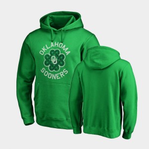 Men's Oklahoma Sooners Kelly Green Luck Tradition Pullover St. Patrick's Day Hoodie 486326-196