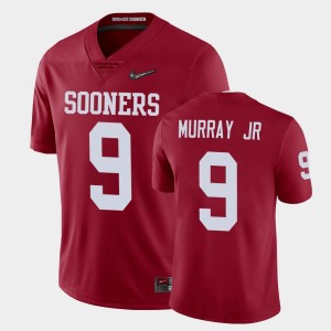 Men's Oklahoma Sooners #9 Kenneth Murray Crimson Playoff Game College Football Jersey 328760-343