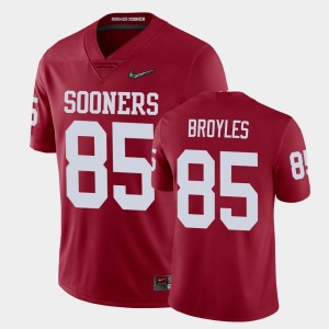 Men's Oklahoma Sooners #85 Ryan Broyles Crimson Playoff Game College Football Jersey 584045-168
