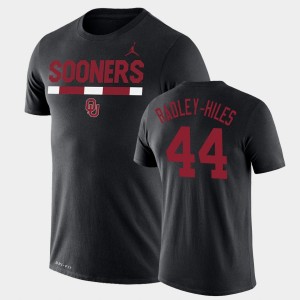 Men's Oklahoma Sooners #44 Brendan Radley-Hiles Black Legend Performance Jordan Brand Team DNA T-Shirt 545737-207