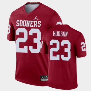 Men's Oklahoma Sooners #23 Todd Hudson Crimson Jordan Brand Football Legend Jersey 222549-605