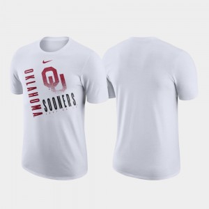 Men's Oklahoma Sooners White Performance Cotton Just Do It T-Shirt 443616-483