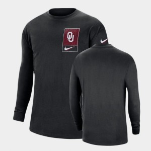 Men's Oklahoma Sooners Black Seasonal Max90 2-Hit T-Shirt 829200-973