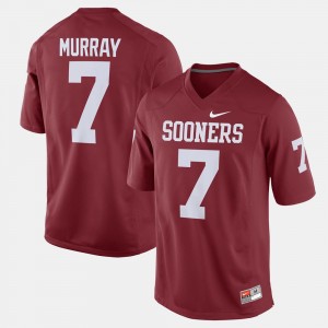 Men's Oklahoma Sooners #7 DeMarco Murray Crimson Alumni Football Game Jersey 606324-784