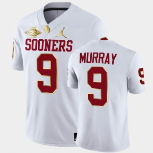 Men's Oklahoma Sooners #9 Kenneth Murray White 2021 Red River Showdown NFL Alumni College Football Jersey 554671-417