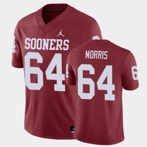 Men's Oklahoma Sooners #64 Wanya Morris Crimson Game Jersey 643772-553